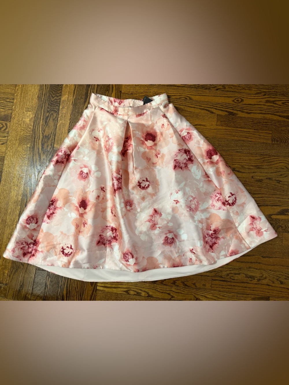 Muse Pink Floral Circle Skirt